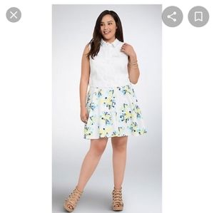 Torrid Floral Skater skirt